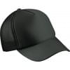 5 panel mesh cap - polyester - zweetband - click en snap sluiting