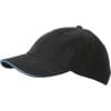 Raver sandwich cap - katoen - 6 panelen - metalen gespsluiting