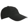 Brushed promo kinder cap - katoen - 5 panelen - klittenbandsluiting