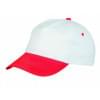 Sportcap - katoen - 5 panelen - klittenbandsluiting