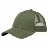 Medium profile trucker cap - polyester en acryl - 6 panelen - druksluiting