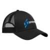 Medium profile trucker cap - polyester en acryl - 6 panelen - druksluiting