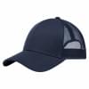 Medium profile trucker cap - polyester en acryl - 6 panelen - druksluiting
