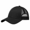 Medium profile trucker cap - polyester en acryl - 6 panelen - druksluiting