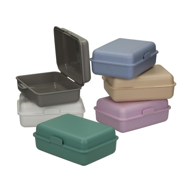 Eco schoolbox - bioplastic - diverse kleuren