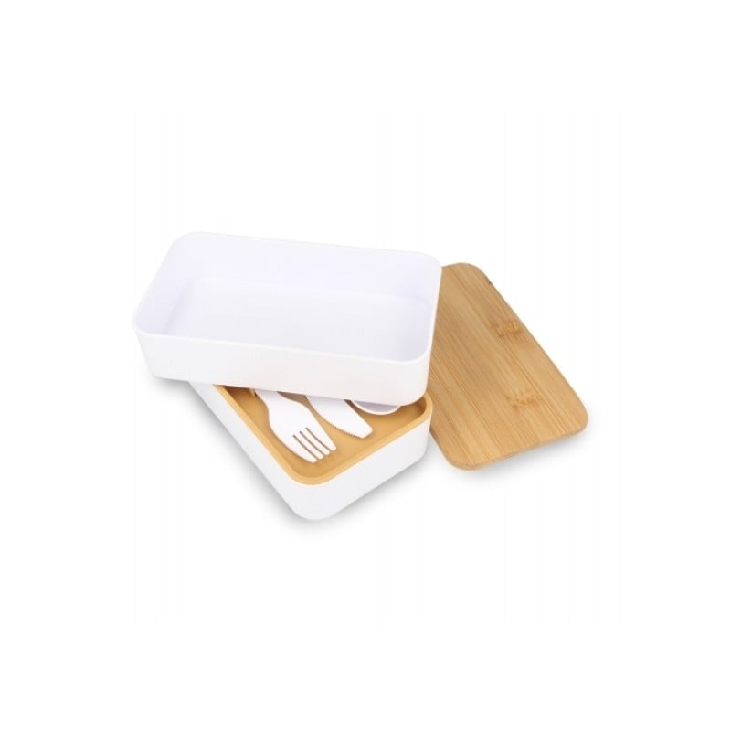 Bento lunchbox - gerecycled PP - elastische sluiting