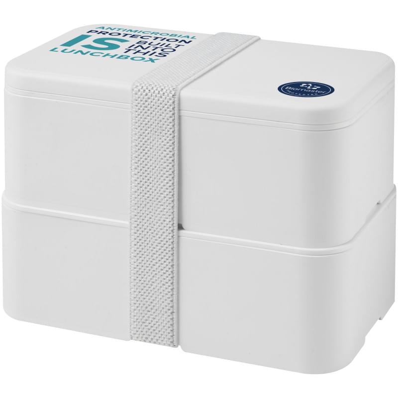MIYO Pure lunchtrommel 700ml - PP - dubbellaags - elastische band