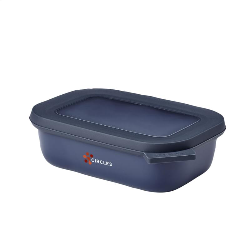 Mepal Cirqula multi lunchbox 500ml - kunststof - luchtdicht - transparant venster