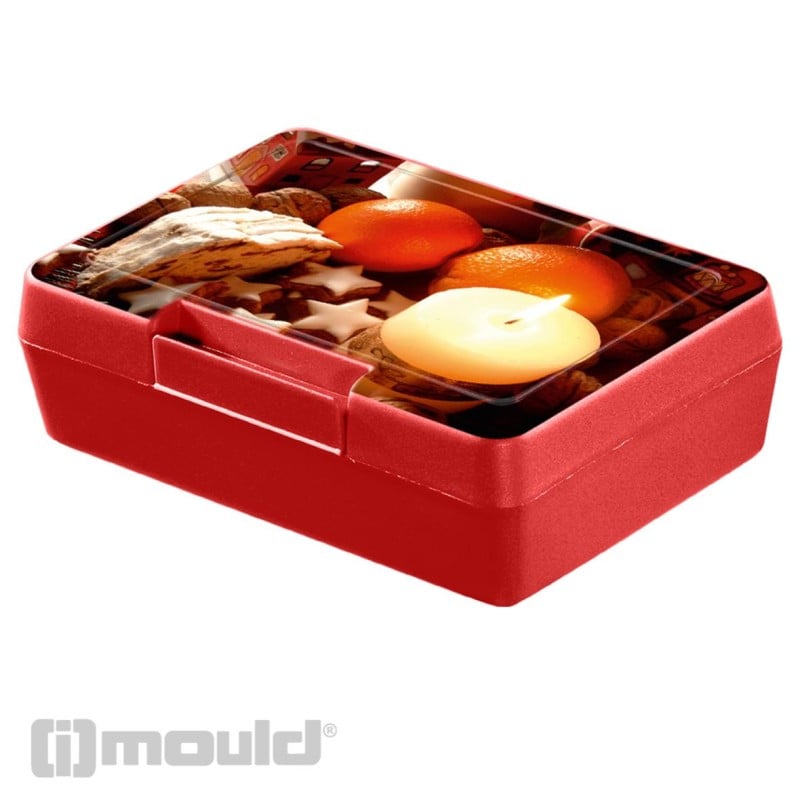 SnackBox met fotoprint - kunststof - 12,5x8,5x4 cm