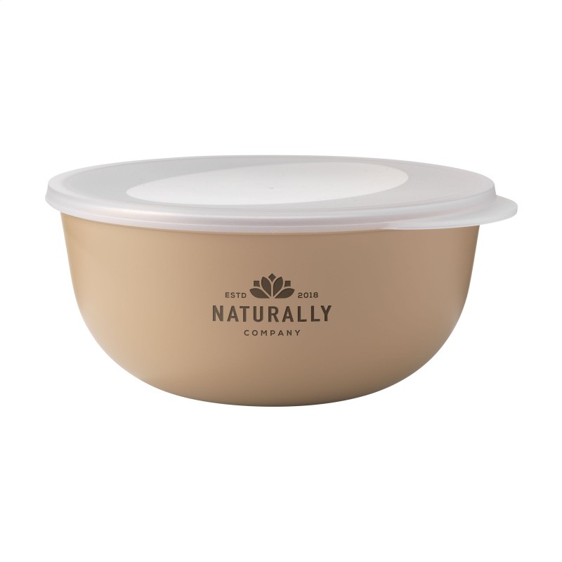 Tess food bowl 1L - PP - transparante deksel