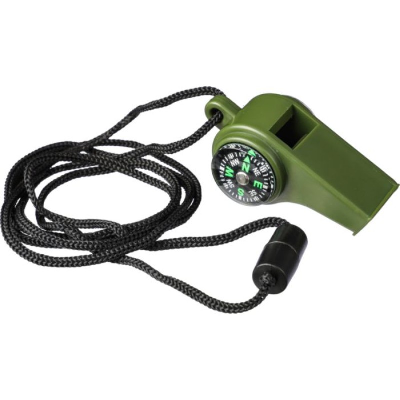 Damon fluit - PP - 90DB - met kompas en thermometer - halskoord