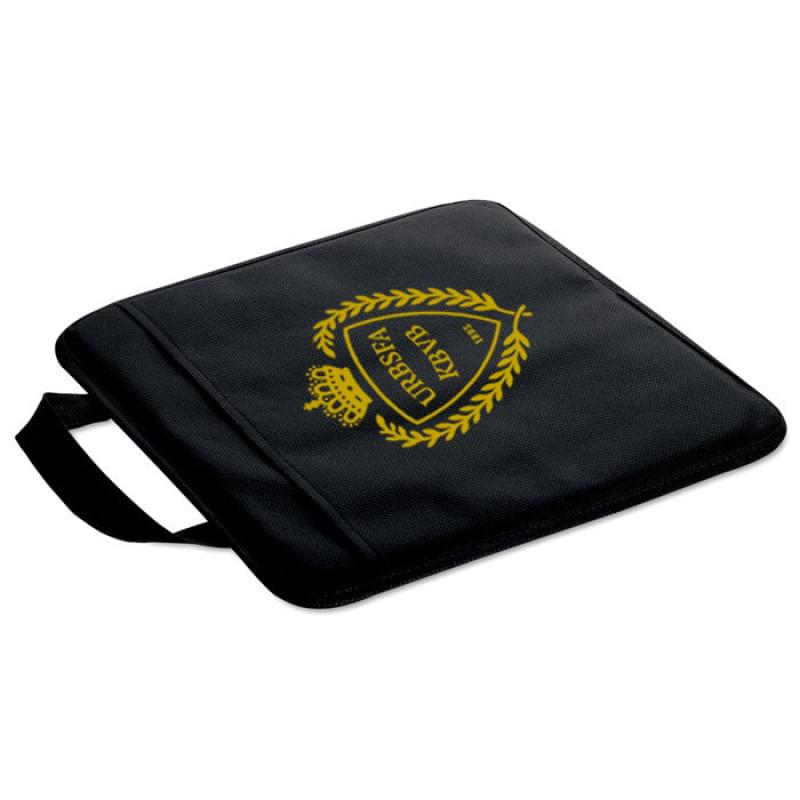 Stadionkussen - 30 x 30 cm non woven PP - met hengsel en opbergvak 