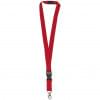 Keycord - polyester - 20 mm - veiligheidssluiting - karabijnhaak - afneembare gesp