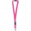 Keycord - polyester - 20 mm - veiligheidssluiting - karabijnhaak - afneembare gesp