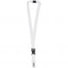 Keycord - polyester - 20 mm - veiligheidssluiting - karabijnhaak - afneembare gesp