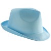 Maffia promo hoed - polyester - gekleurde band