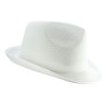 Maffia promo hoed - polyester - gekleurde band