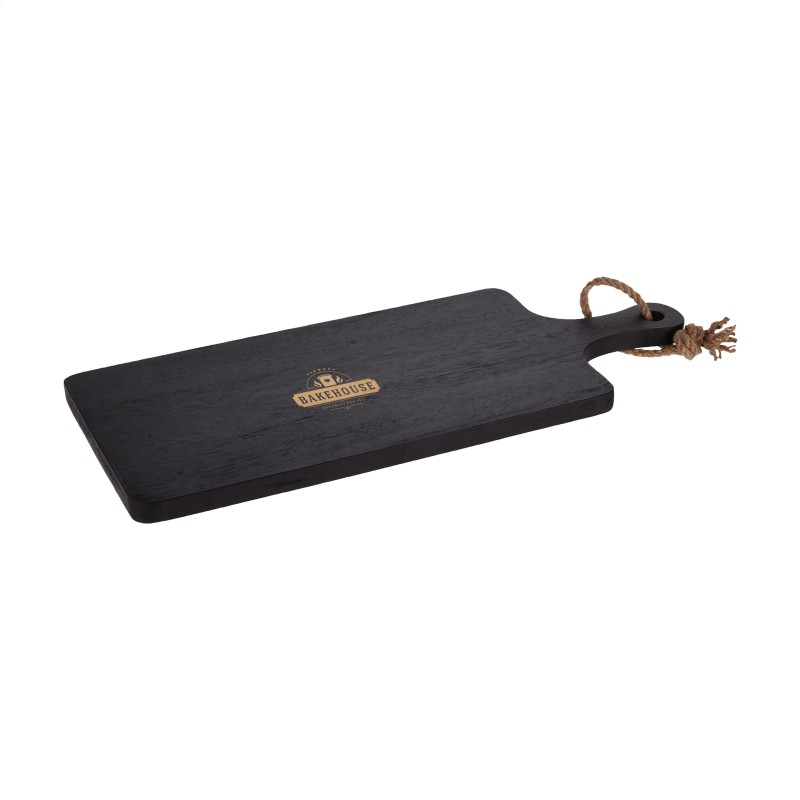 Black Board snijplank 50 x 15 cm - rubberwood