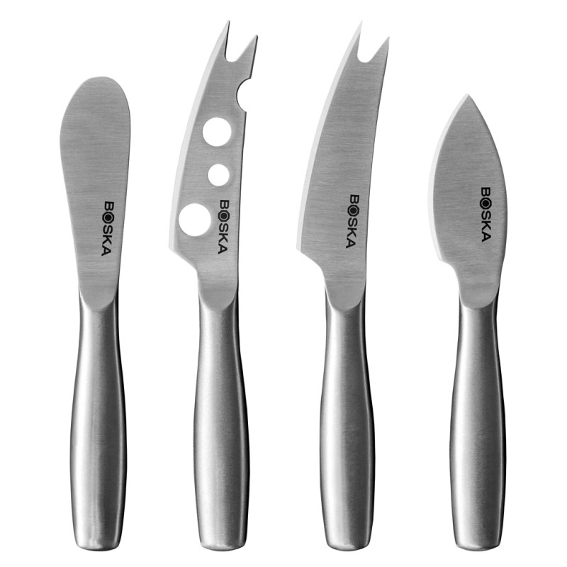 BOSKA Copenhagen mini kaasmessenset - RVS - set van 4