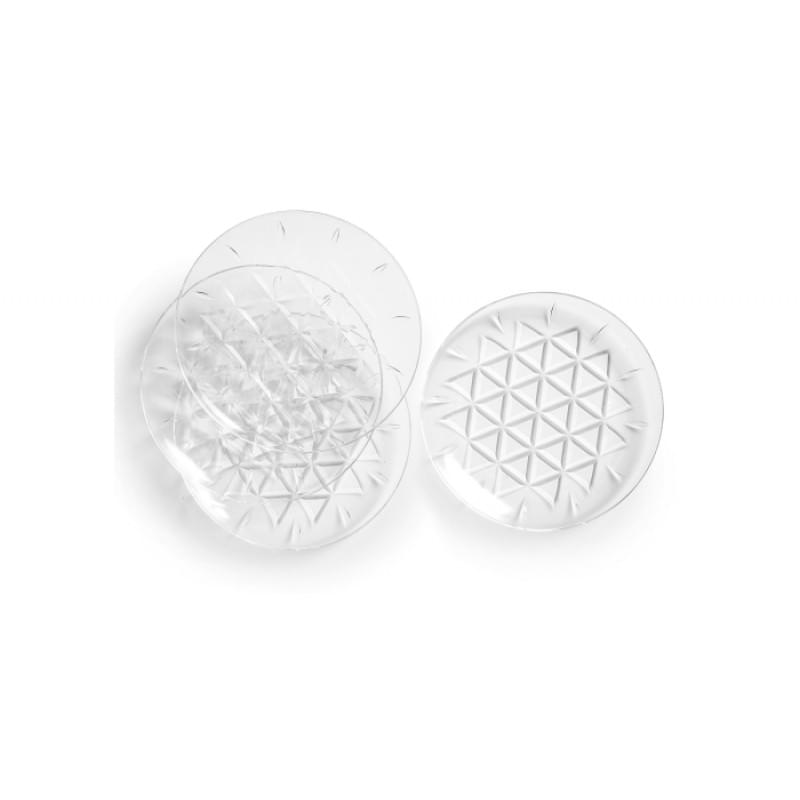 Sagaform picknickbord - Ø 20 cm - acryl - 4 stuks