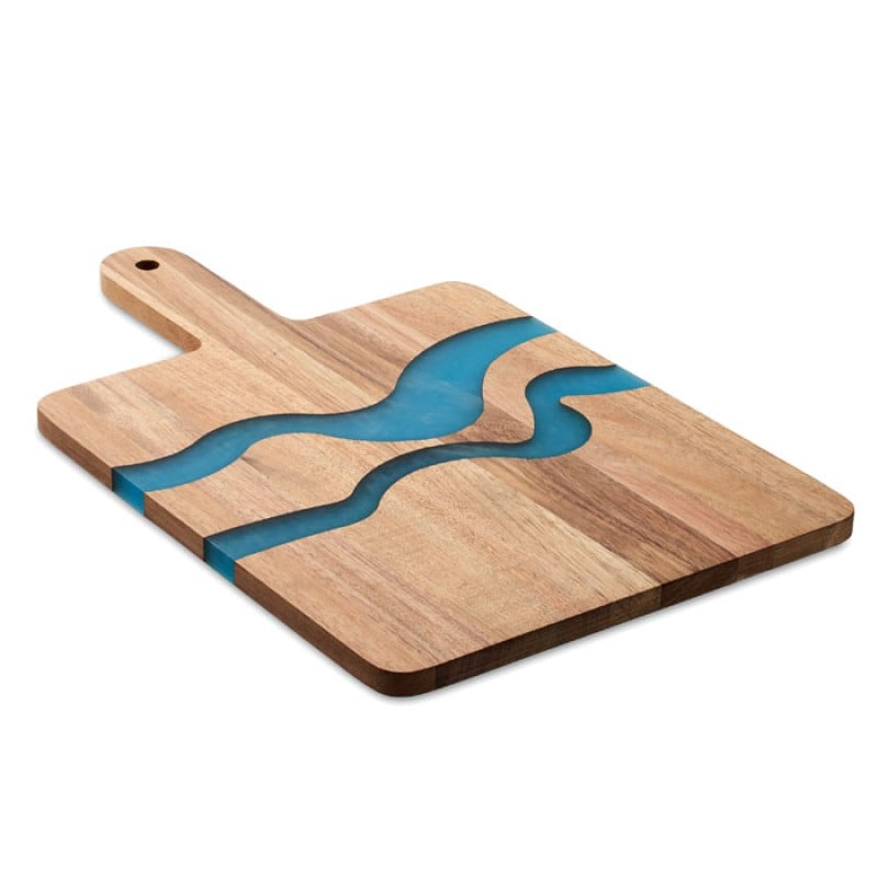 Serveerplank 39 x 23,5 cm - acacia hout met epoxy