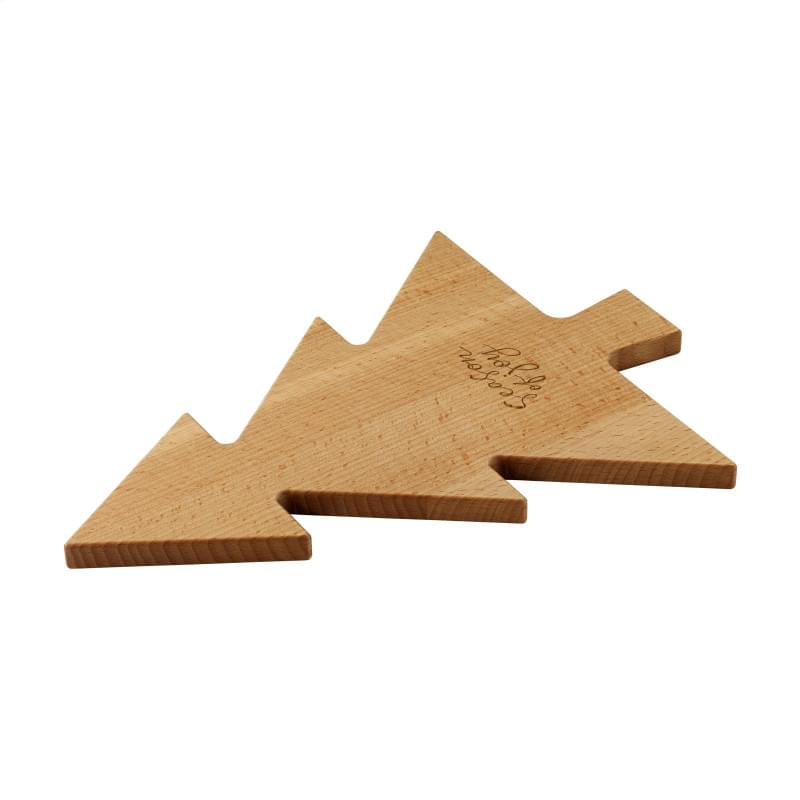 Kerstboom snijplank 35 x 26 cm - beukenhout