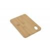 Snijplankje 15 x 22 cm - bamboe - met opening 