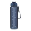 AquaSport waterfles 1000 ml - rPET - fliptopdop met rietje