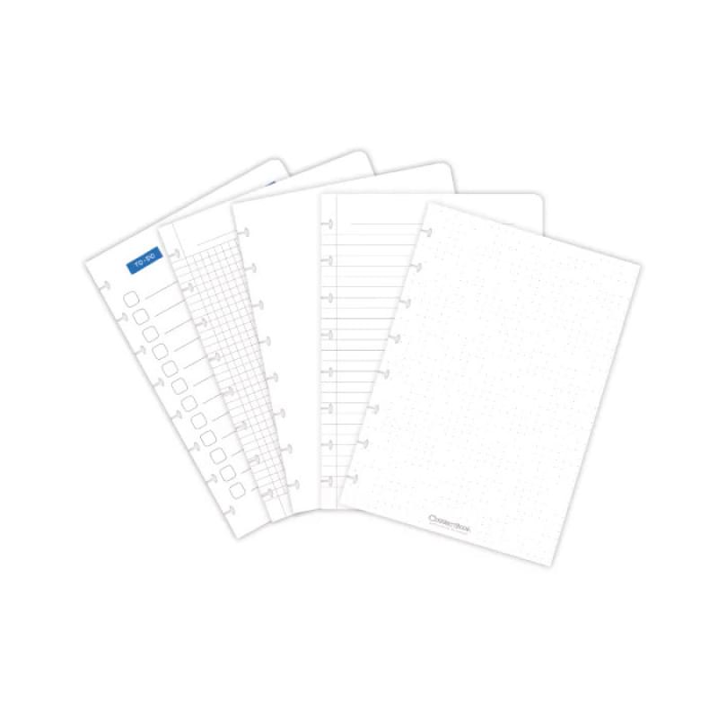 Correctbook set uitwisbare pagina's - diverse formaten - 5 bladen