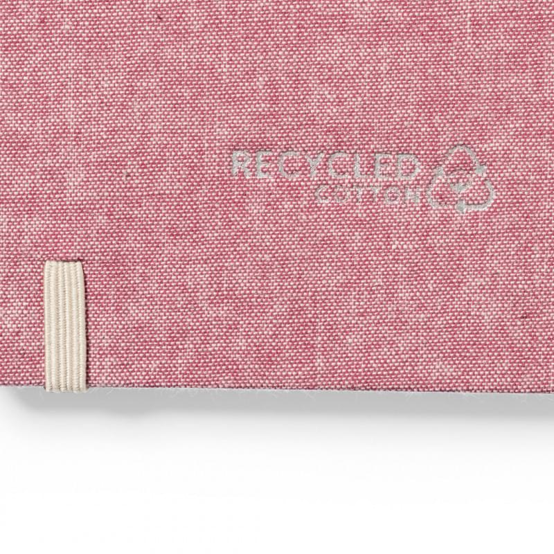 Chancy notitieboek - A5 - 100 vellen - gerecycled katoenen kaft - diverse kleuren 
