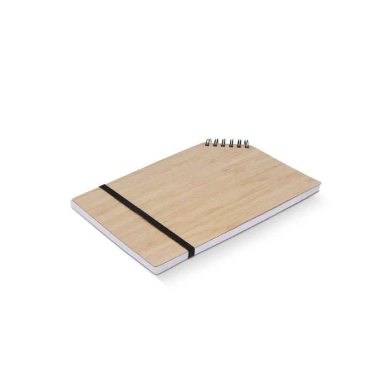 Notitieboek - A5 - bamboe - 70 vellen - hoekbinding