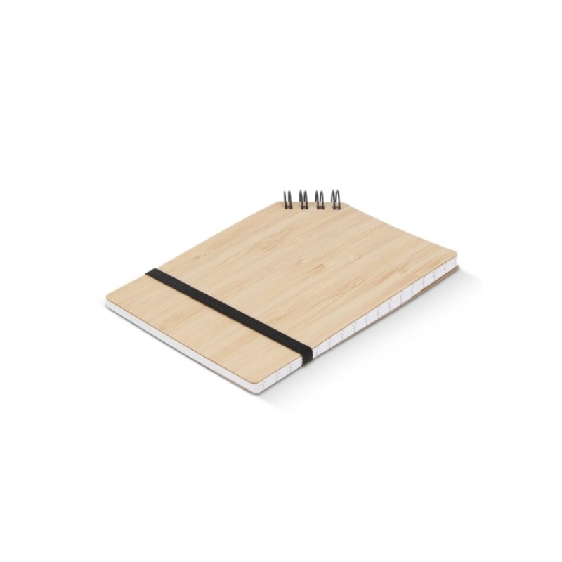 Notitieboek - A6 - bamboe - 70 vellen - hoekbinding