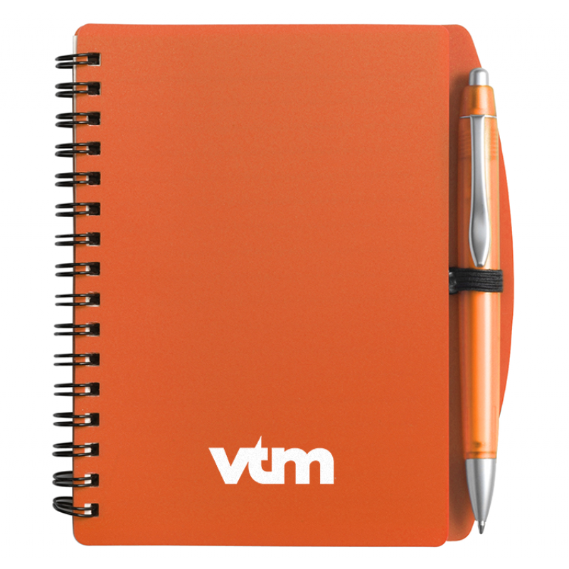 Notitieboekje A6 incl. plastic balpen