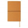 Notitieboek - A5 - gerecycled leer - 80 vellen - gelinieerd - softcover