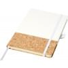 Evora notitieboek - A5 - kurk en PU - 80 vellen - gelinieerd - gekleurd sluitelastiek en lint - geschenkverpakking