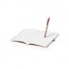 Esteka notitieboek - A5 - gerecycled karton - 60 vellen - pennenhouder en sluitelastiek - inclusief balpen