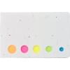 Natalja zelfklevende memo's - papier - 5 kleuren - 8,3 x 5,4 cm