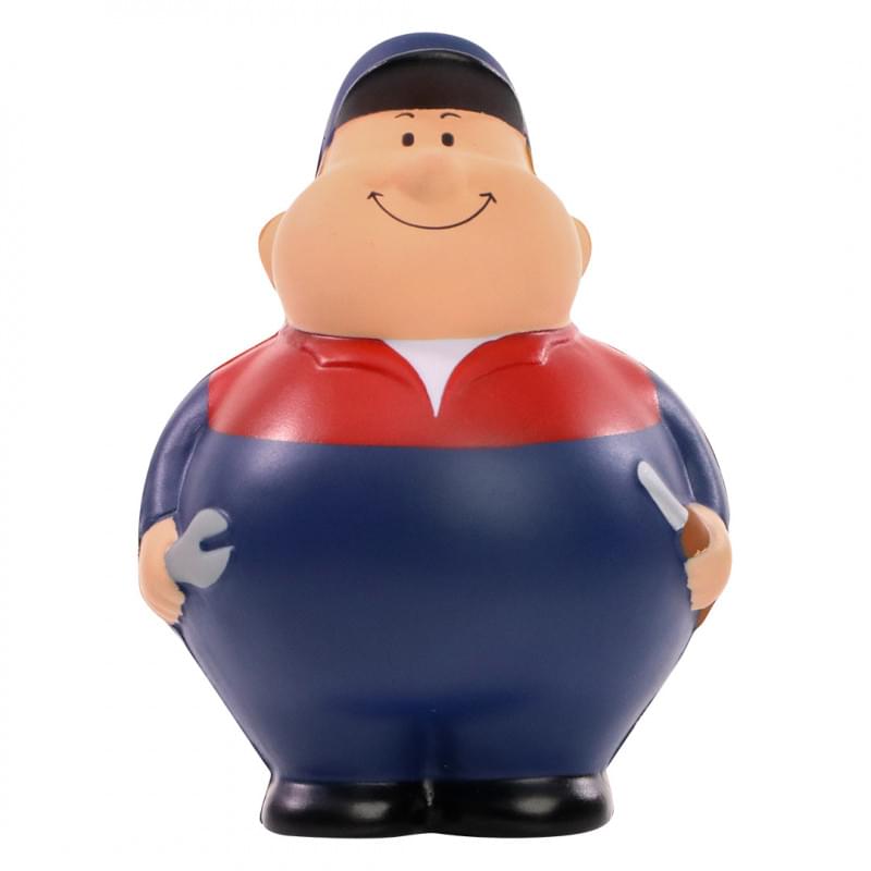 Bert® anti stress figuur - auto monteur - 10 cm