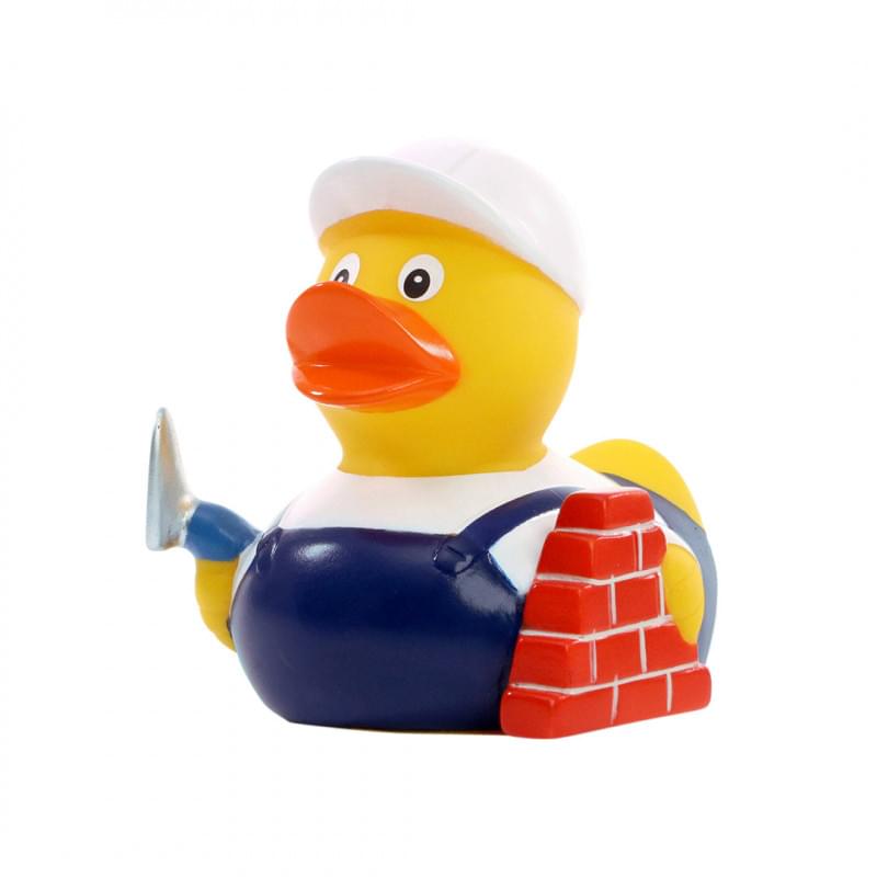Piepende eend metselaar