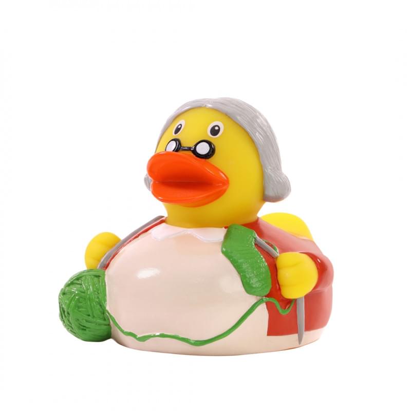 Piepende eend oma