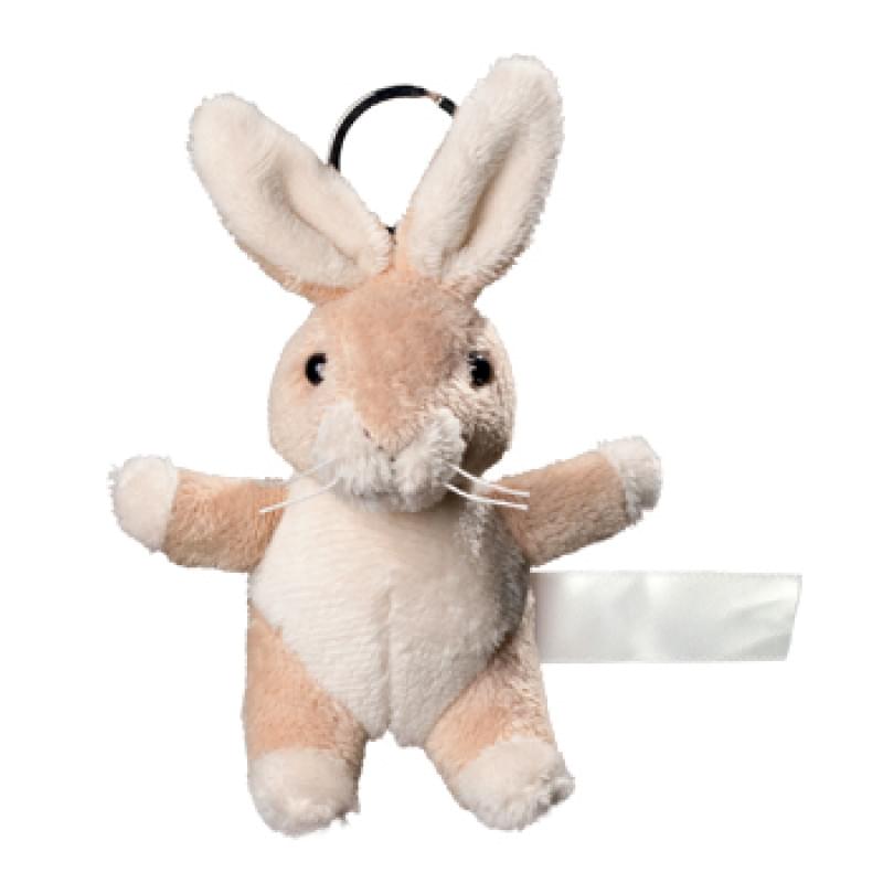 Pluche konijn met sleutelhanger