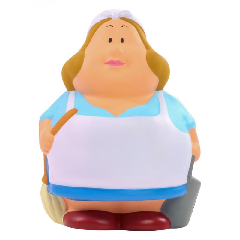 Berta® anti stress figuur - schoonmaakster - 10 cm