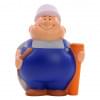 Bert® anti stress figuur - beton werker - 10 cm