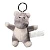 Pluche neushoorn met sleutelhanger