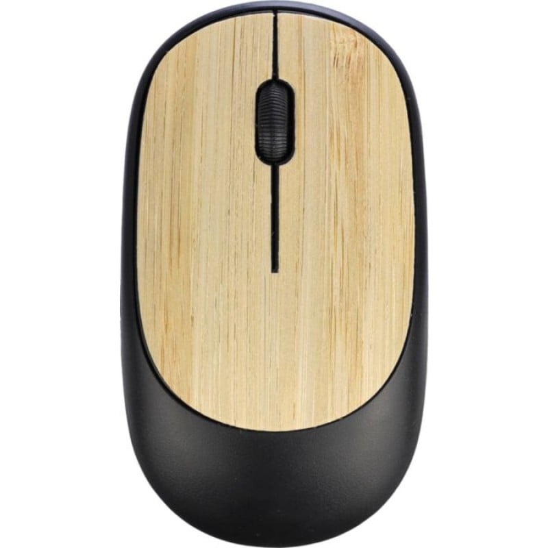 Eileen muis - ABS en bamboe - draadloos - 2.4 GHz - inclusief batterij