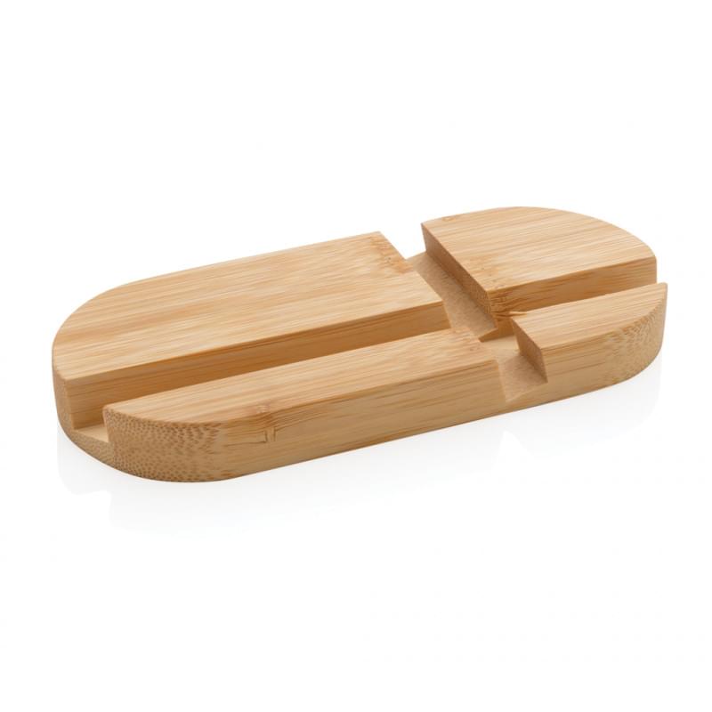 Bamboe tablet en telefoon stand