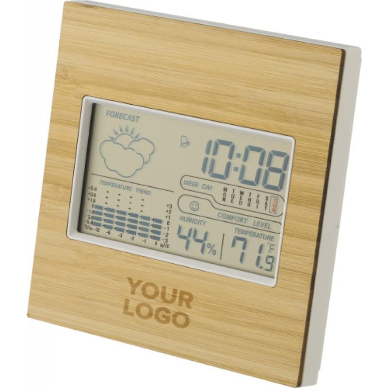 Bamboe weerstation meerdere functies