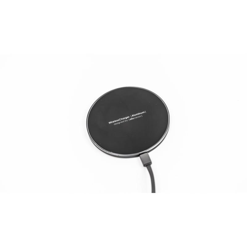 Oplader - 10W - aluminium - draadloos
