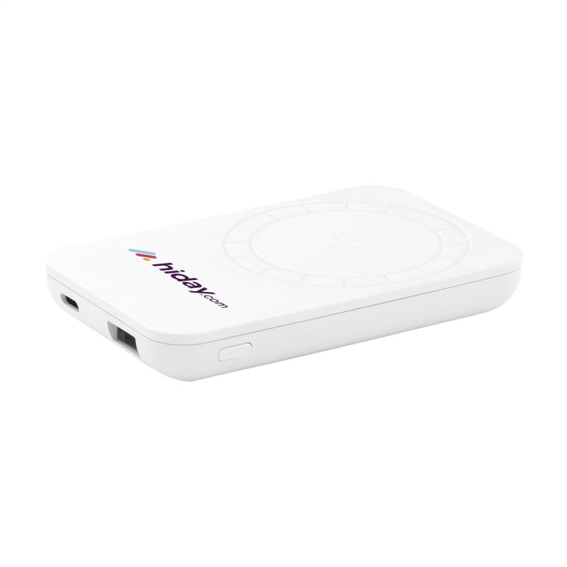 Force Magnetic RCS powerbank - recycled ABS - 5.000 mAh - draadloos opladen 