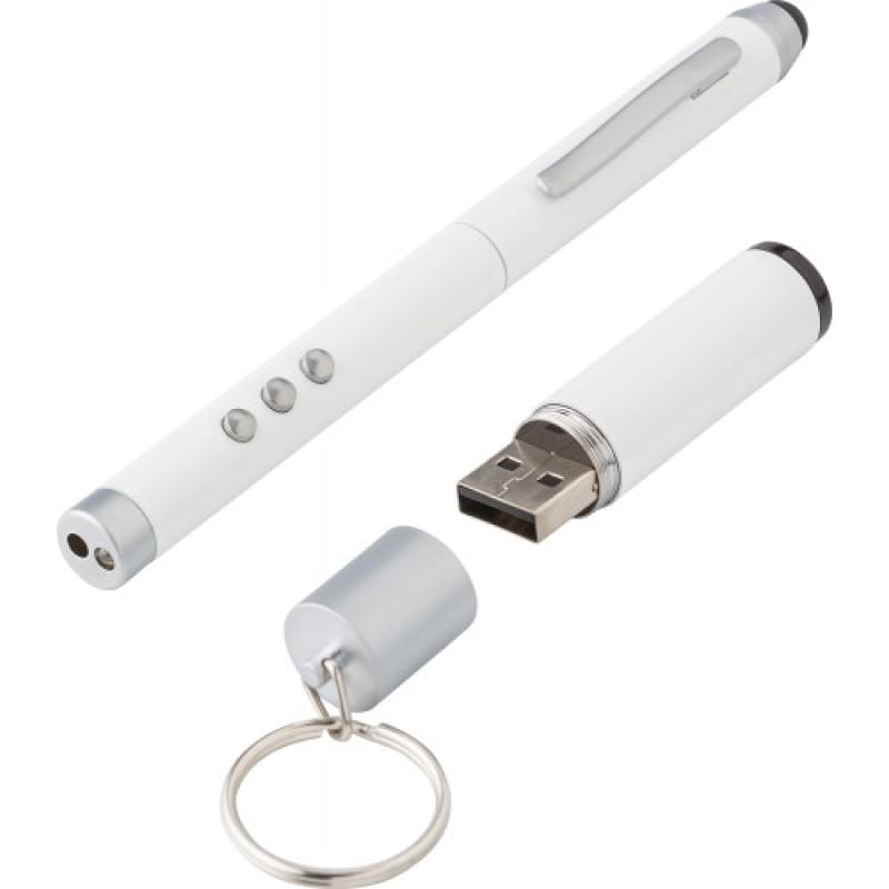 Kunststof laserpen met presenter en ontvanger